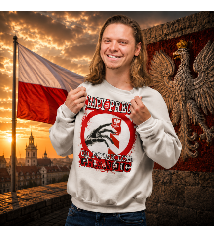 Bluza PATRIOTYCZNI ŁAPY PRECZ